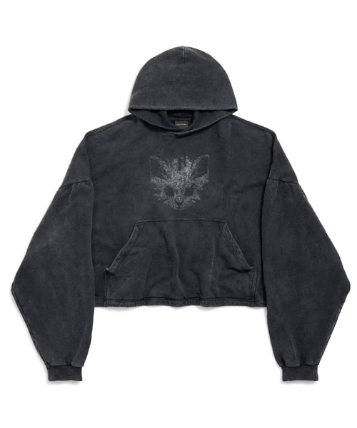 키티캣 크롭 후디