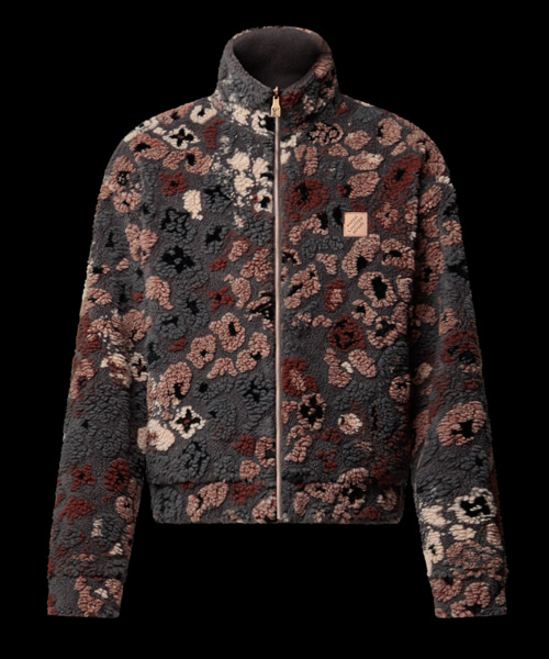 리버시블 플리스 블루종