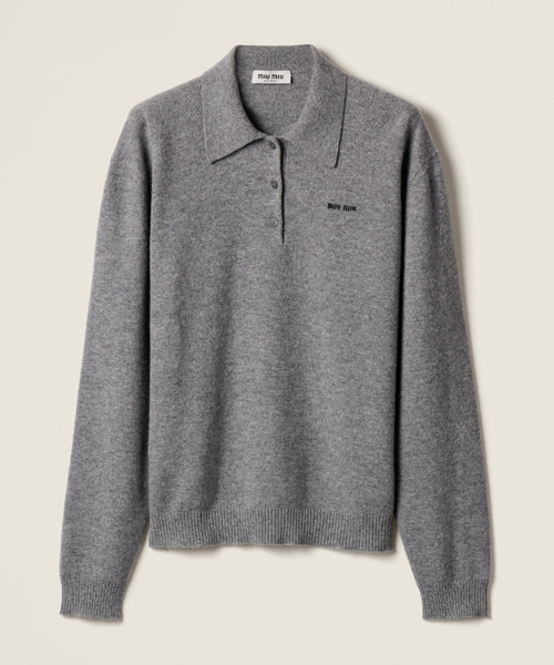 캐시미어 폴로 스웨터