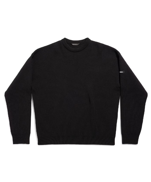 울 니트 스웨터