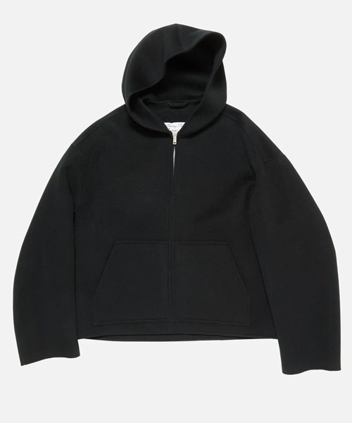 후드 캐시미어 재킷