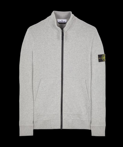 64320 코튼 플리스 가먼트 다이드 풀 집업 스웨트셔츠