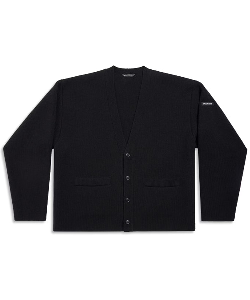 울 니트 가디건