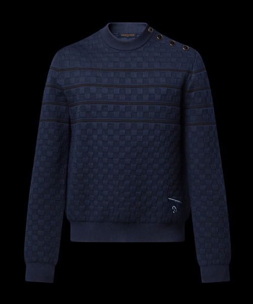 다미에 스트라이프 풀오버