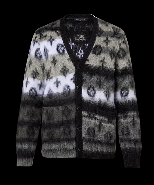 모노그램 모헤어 가디건