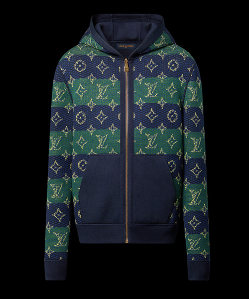 모노그램 더블 페이스 리버서블 후디