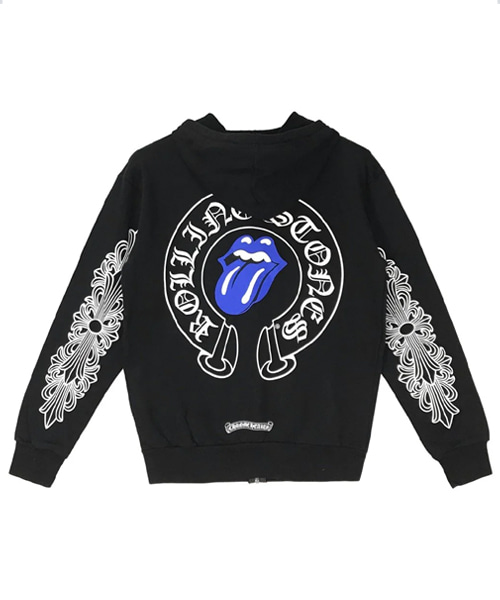 롤링스톤 홀스슈 로고 집업 후디