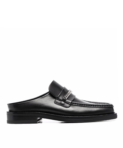 스퀘어 토 로퍼 뮬