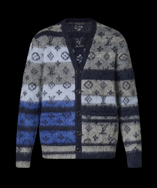 모노그램 모헤어 가디건