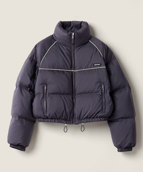 테크니컬 퐁제 다운 재킷