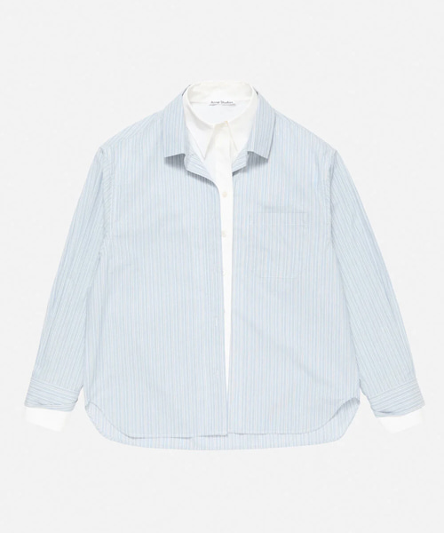 레이어드 버튼업 셔츠