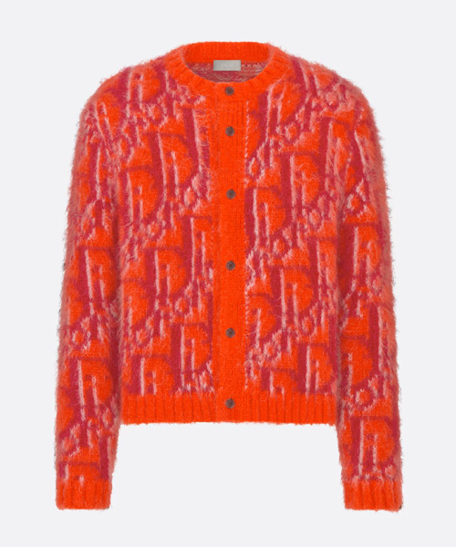 모헤어 울 블렌드 니트 가디건