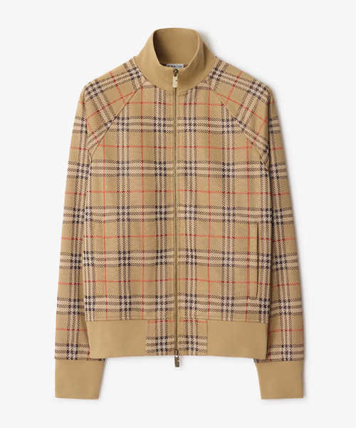 체크 트랙 재킷