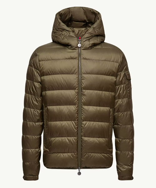 나잔 후디 숏 다운 자켓