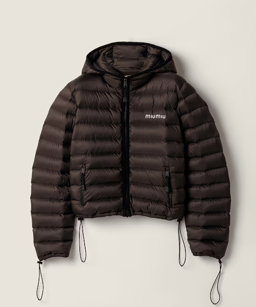 라이트 퐁제 다운 후드 재킷