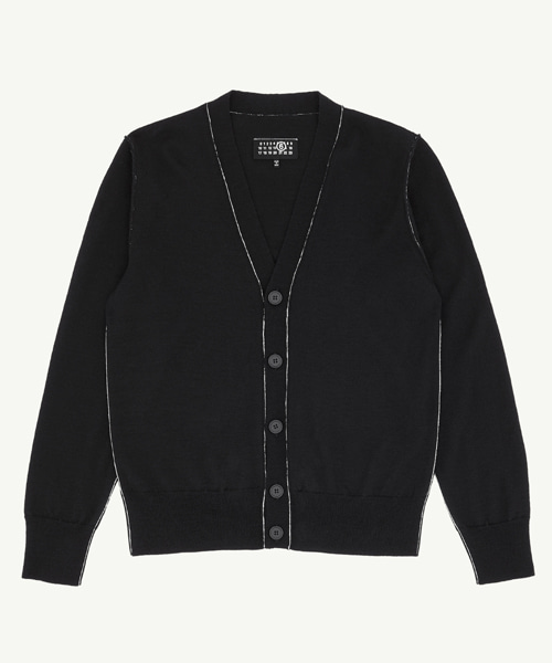 스티치 울 가디건