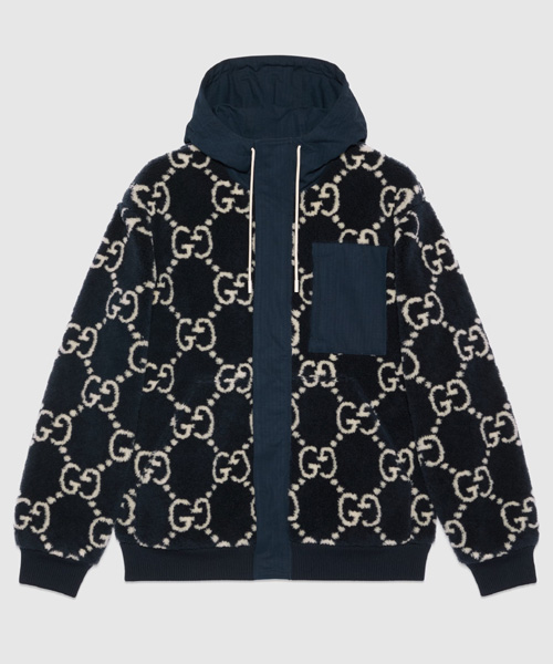 GG 퍼지 패브릭 자카드 재킷