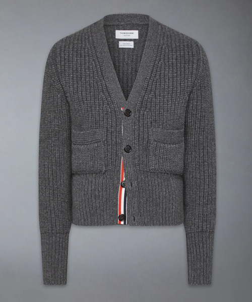 하프 스티치 캐시미어 가디건