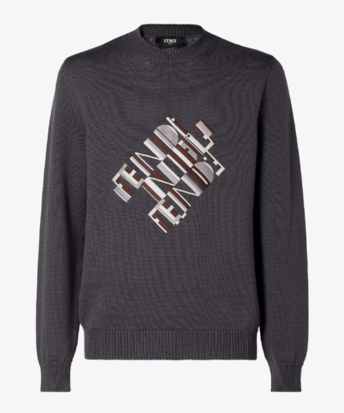 리브드 엣지 피니시 울 스웨터