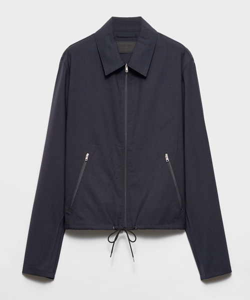 울 블루종 자켓