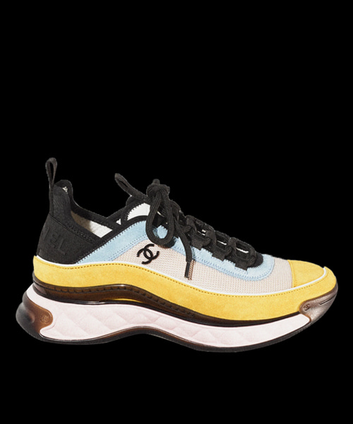 컬러 믹스 파이버 스니커즈