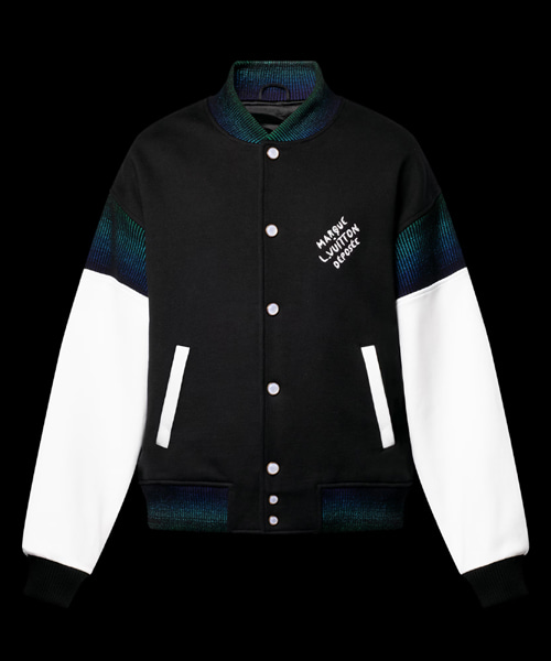 코튼 저지 바시티 블루종