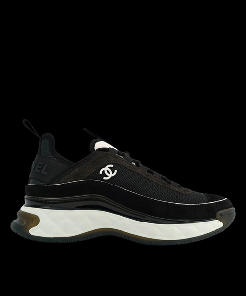 컬러 믹스 파이버 스니커즈