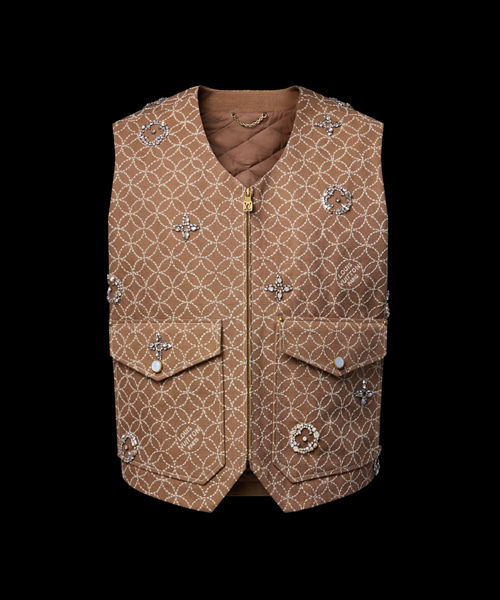 엠브로이더드 워크웨어 조끼