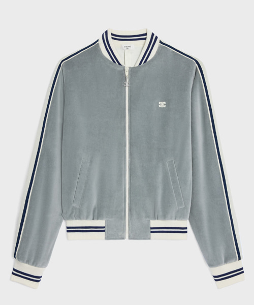 벨벳 저지 테디 트랙수트 재킷