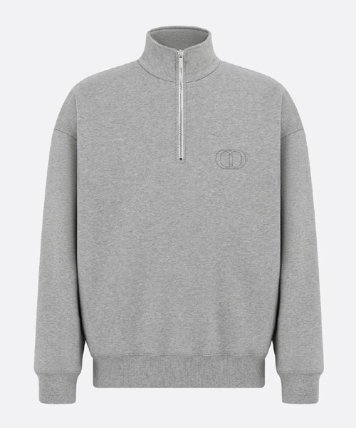 CD ICON 하프 지퍼 스웨트셔츠