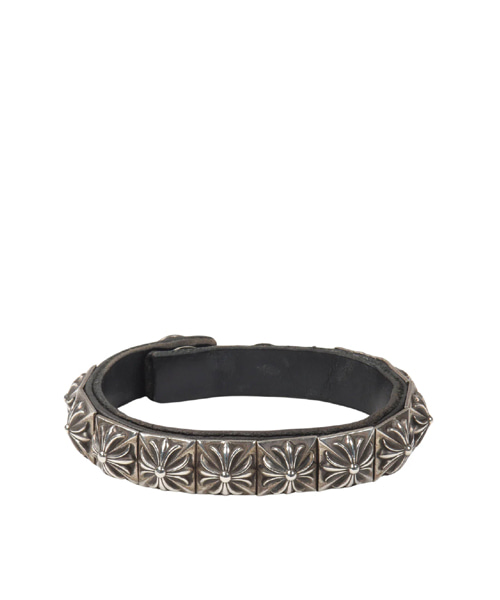 플러스 크로스 레더 스트랩 브레이슬릿