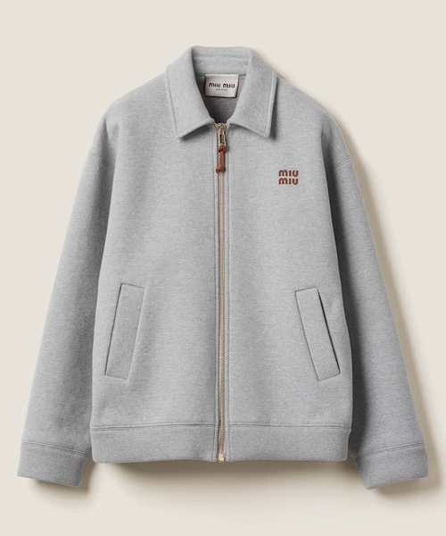 저지 블루종 재킷