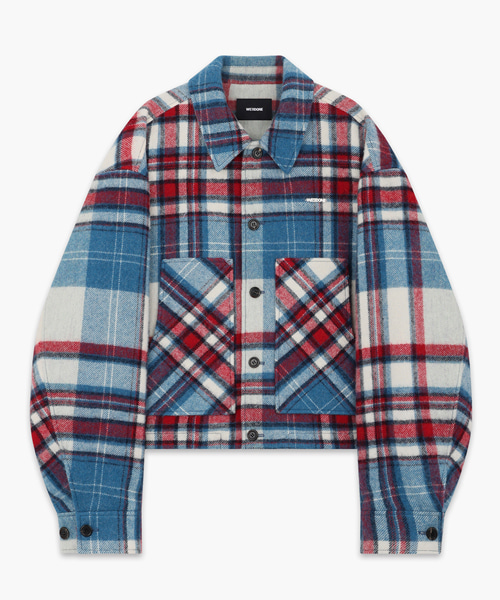 체크 코치 재킷