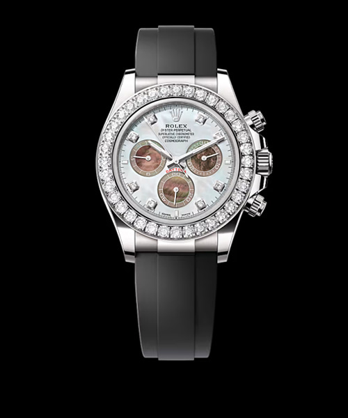 코스모그래프 데이토나 (화이트 골드 / 오이스터플렉스 / 다이아몬드 베젤)