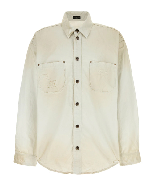 샌드 포플린 셔츠