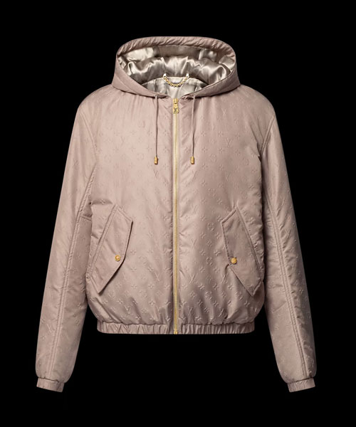 모노그램 패디드 윈드브레이커