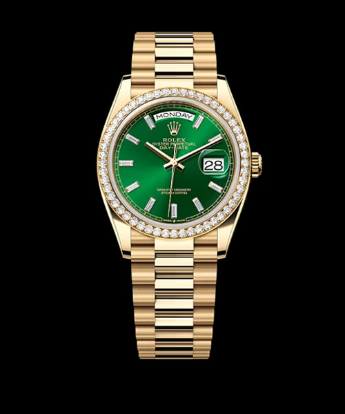 데이데이트 (옐로우 골드 / 그린 다이얼)