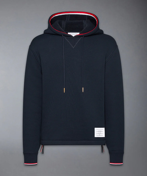 루프백 오버사이즈 RWB 스트라이프 후디