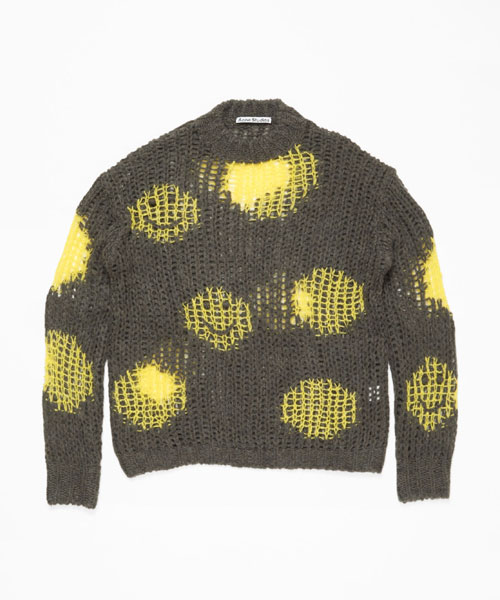 엠브로이더드 모헤어 니트