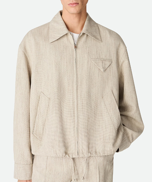 비스코스 실크 기모노 블루종