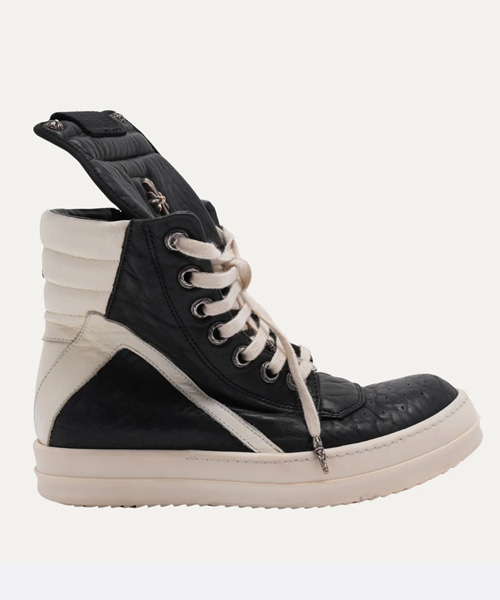 x RICK OWENS지오바스켓 스니커즈