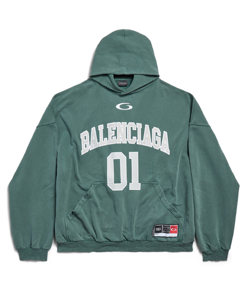 바스켓볼 라지 핏 후디