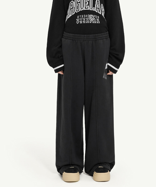 와이드레그 스웨트 트라우저