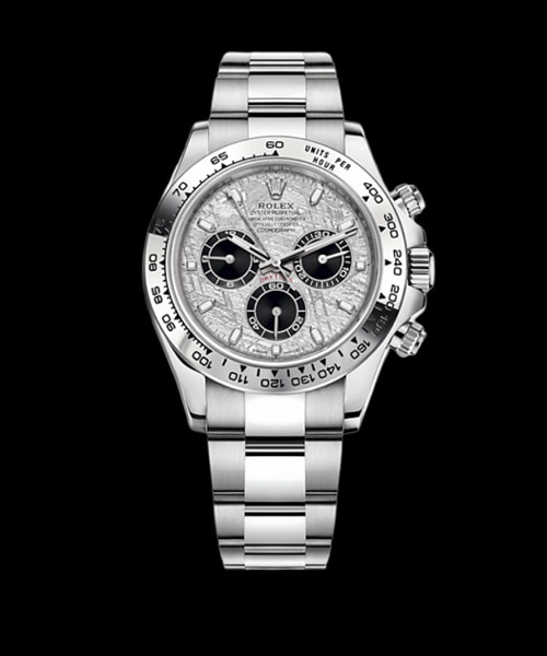 코스모그래프 데이토나(스틸 / 화이트 다이얼 '팬더') 40mm