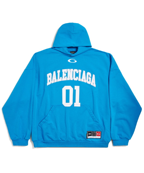 바스켓볼 라지 핏 후디