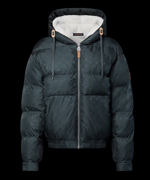 모노그램 다운 자켓