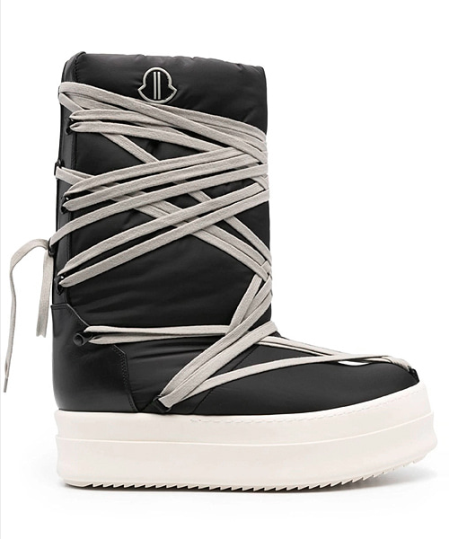 x MONCLER빅락 부츠 블랙