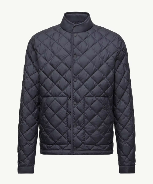 OISE 다이아몬드 퀄팅 숏 다운 재킷