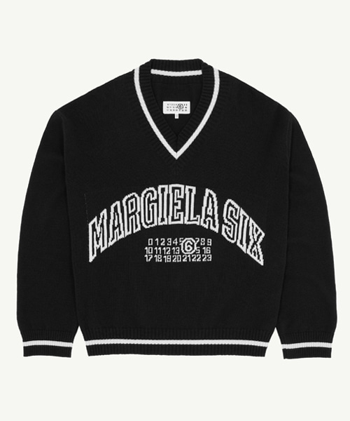 브이넥 바시티 점퍼