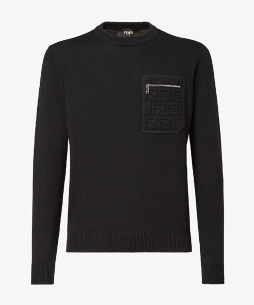 울 점퍼 스웨터